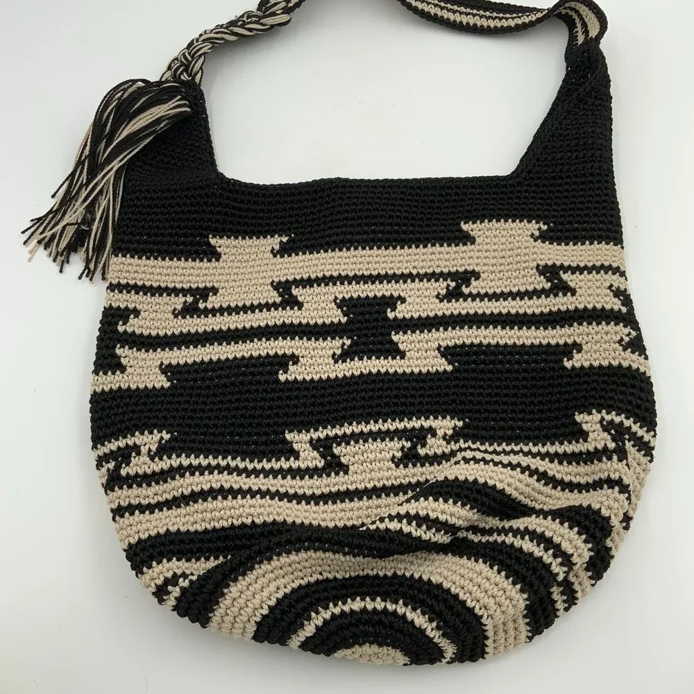 The Sak Ragam Handmade Crochet Back to Bali 120 Hobo Bag